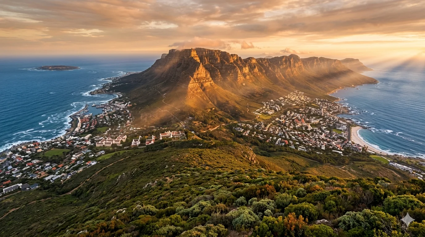 Table Mountain, Cape Town, South Africa — origin of Seventh Avenue Media
