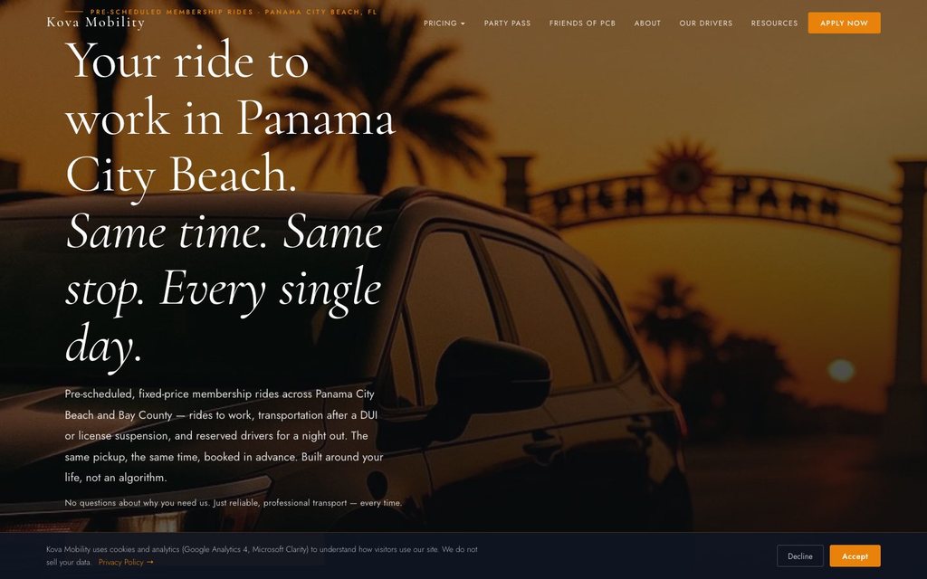 Kova Mobility — built by Seventh Avenue Media